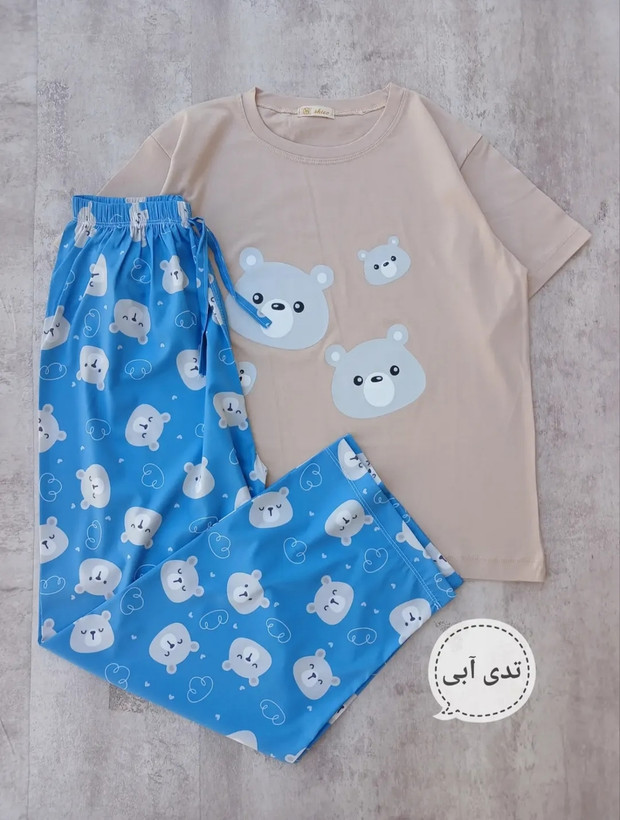 ست تیشرت و شلوار بگ زنانه عروسکی پارت ۲